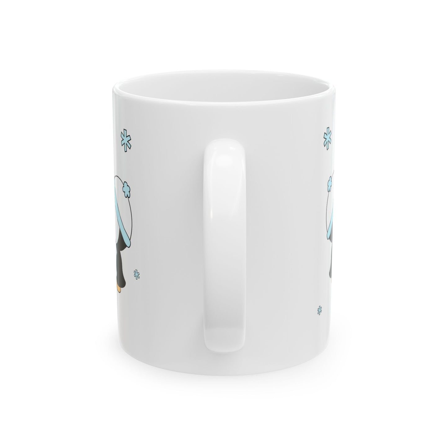 Let It Snow Winter Mug – Cute Penguin & Snowman Christmas Gift