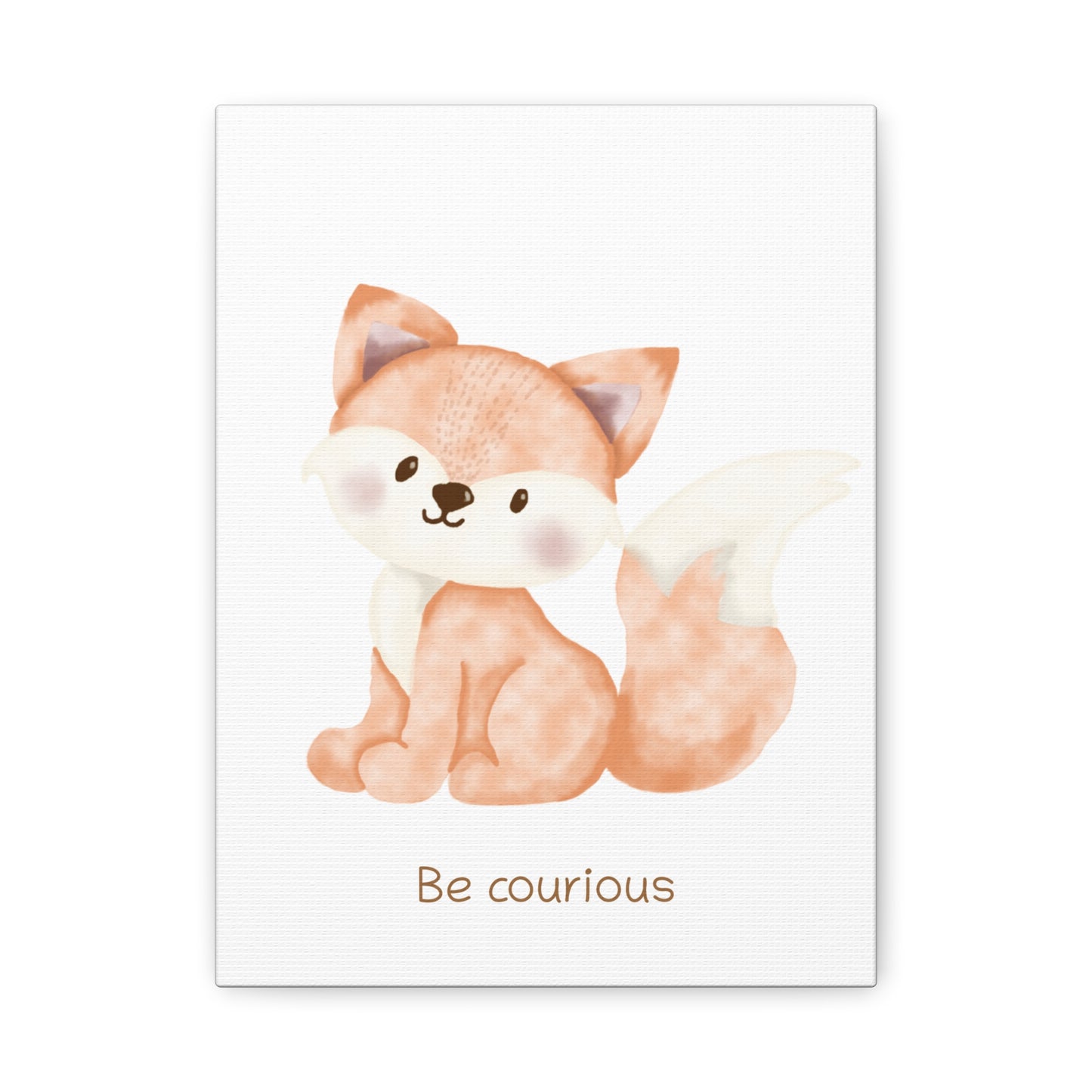 Fox Be courious - Nursery Wall Art