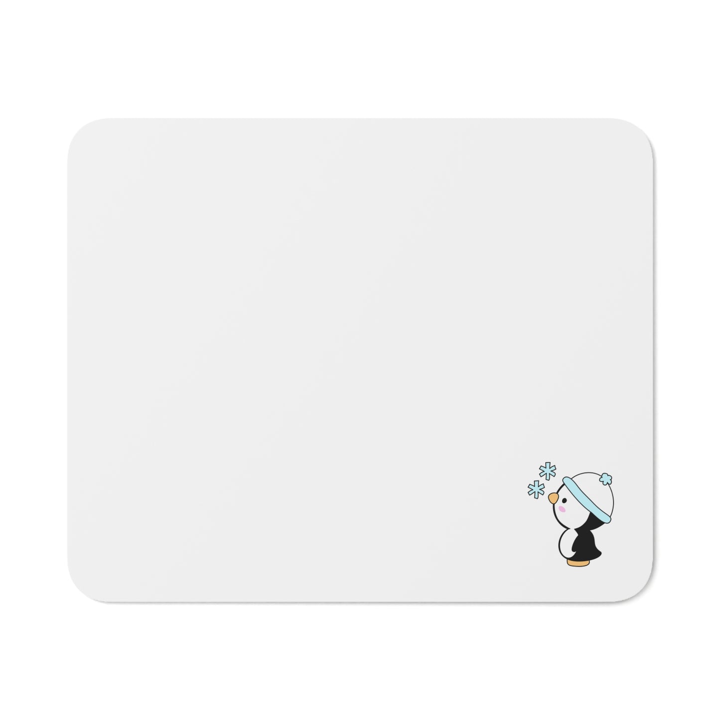 Christmas Penguin Mouse Pad - Cute Holiday Desk Accessory with Winter Penguin Design