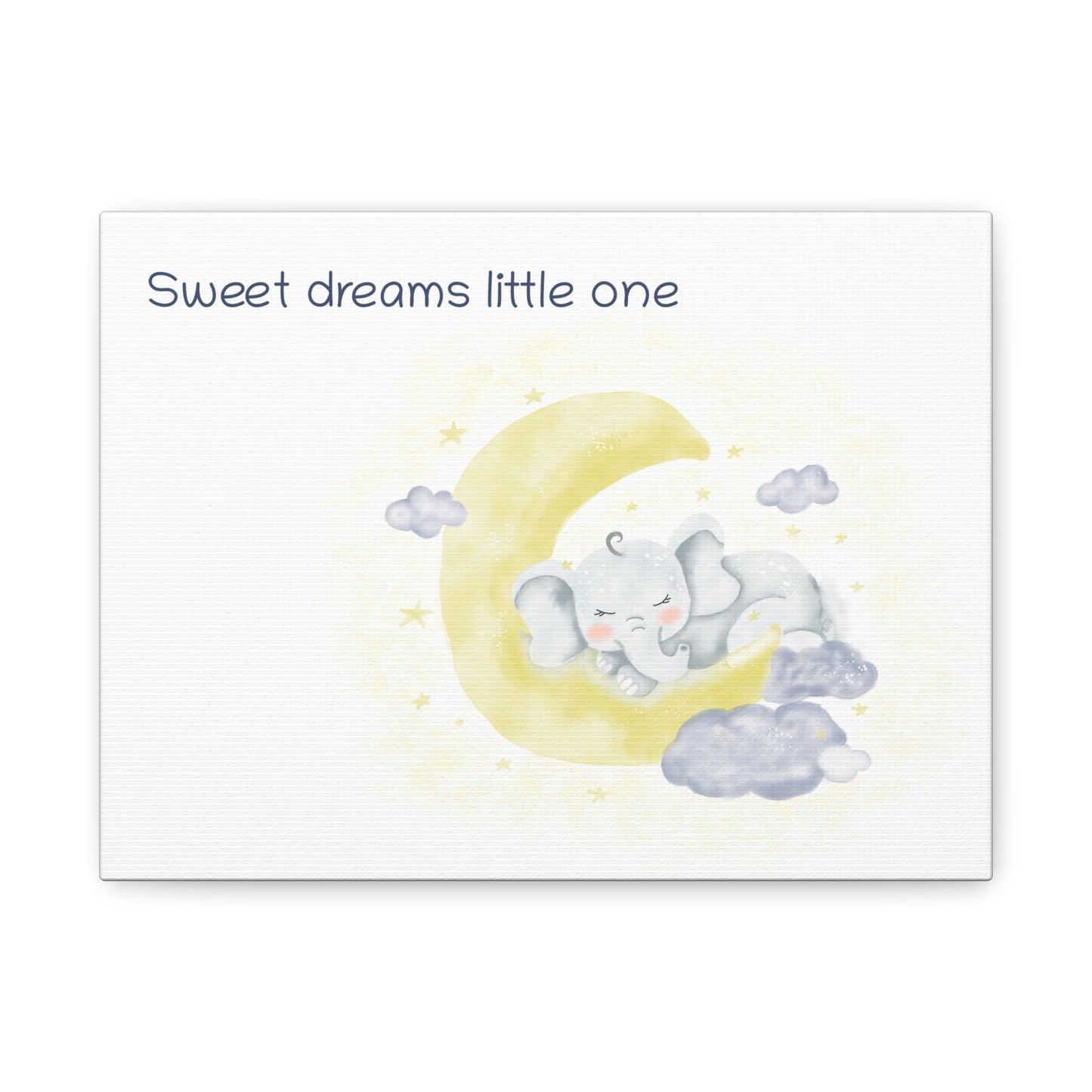 Elephant Sweet dreams little one - Nursery Wall Art