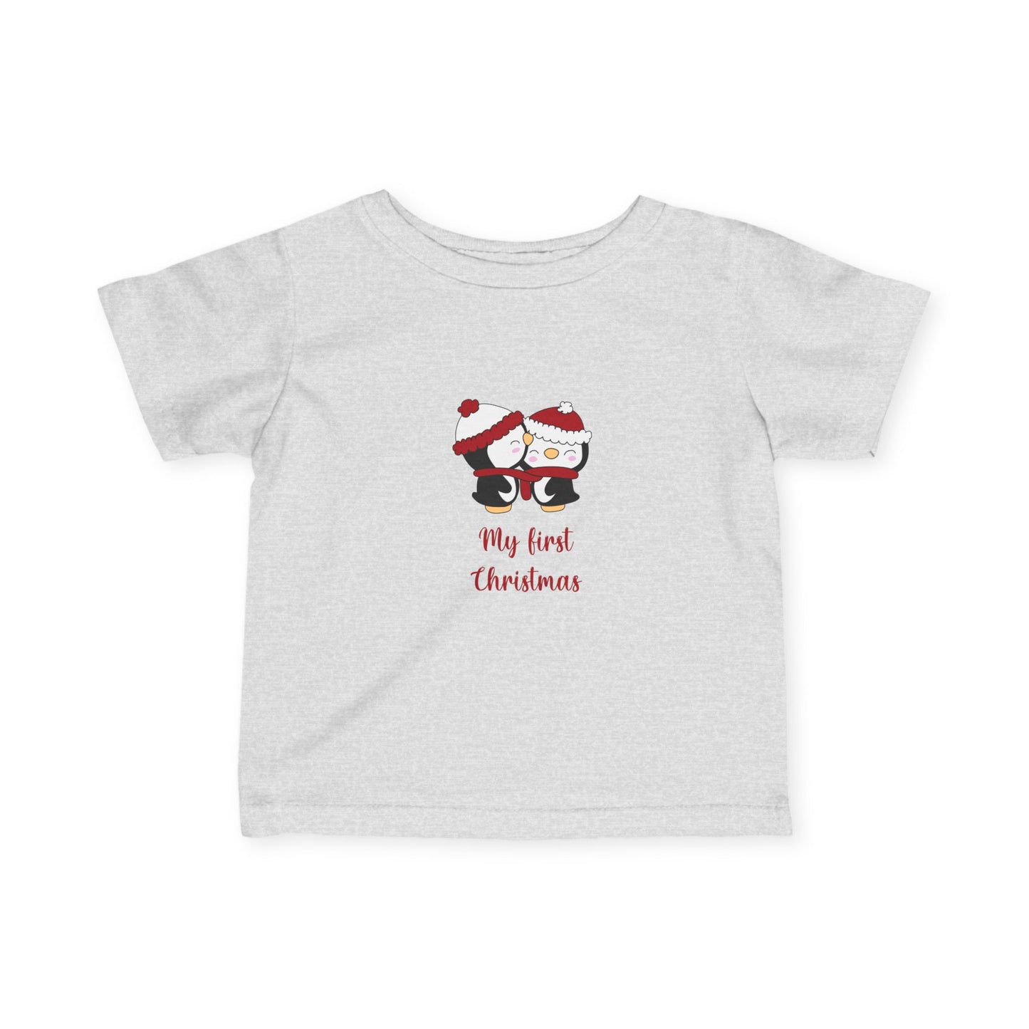 "My First Christmas" Baby T-Shirt - Cute Penguin Holiday Tee for Infants & Toddlers