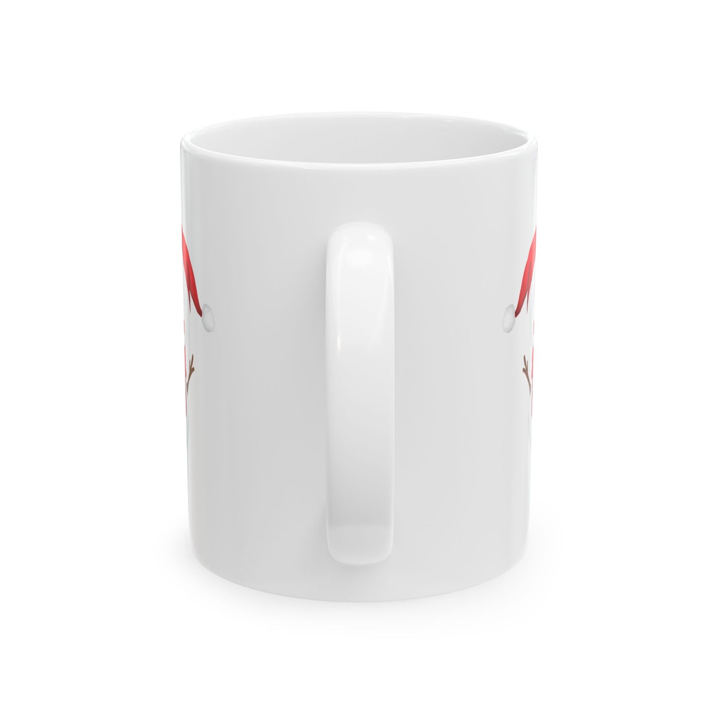Festive Christmas Coffee Mugs Set - Ceramic Holiday Cups with Snowman & "Merry Christmas" Design - 11oz