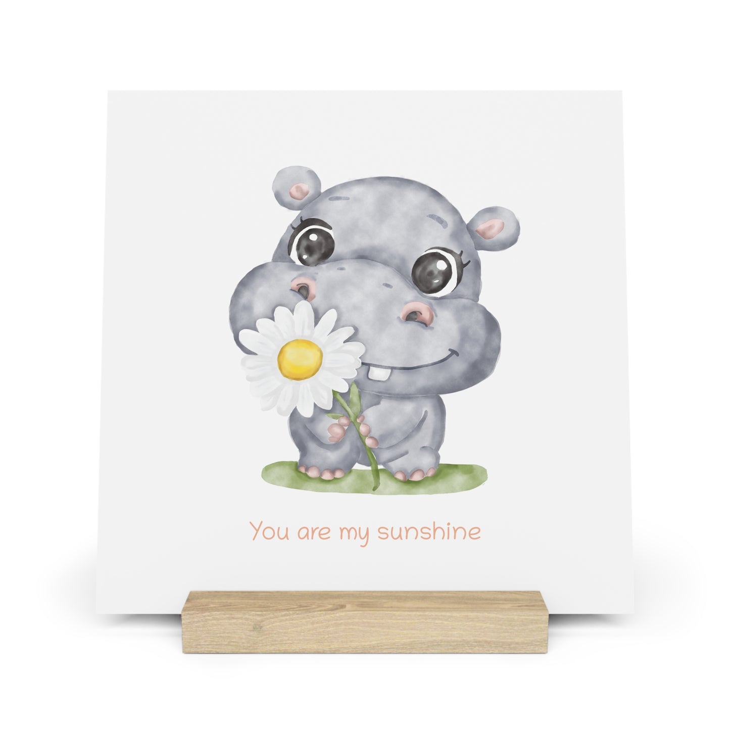 Little hippo You are my sunshine - Gallery Board