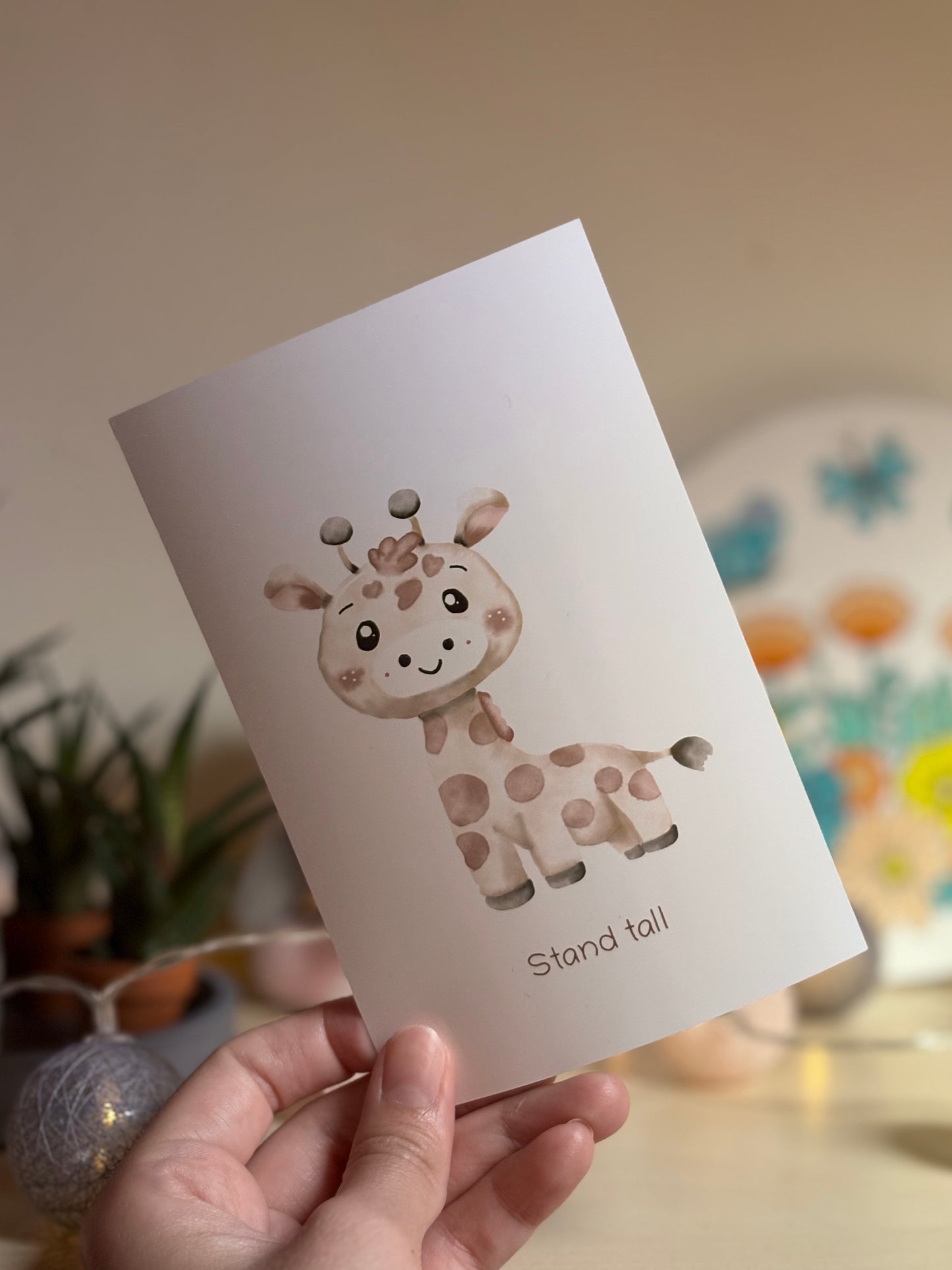 Giraffe Stand tall - Prints