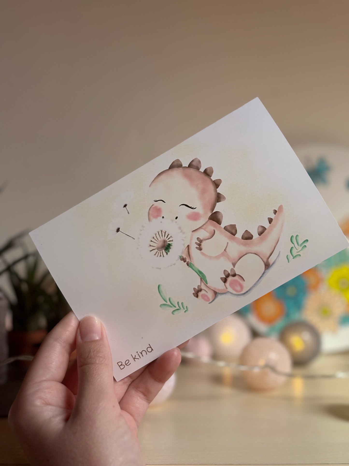 Dino Be kind - Prints