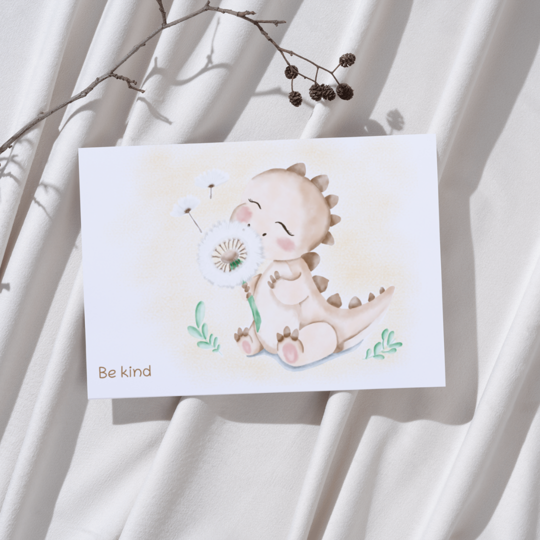 Dino Be kind - Prints