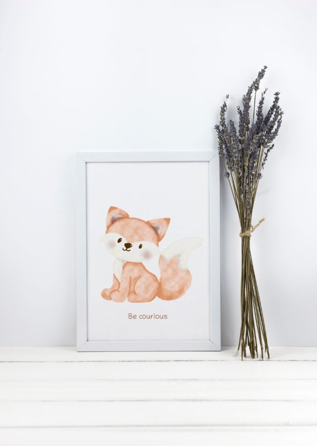 Fox Be courious - Prints - Colorina