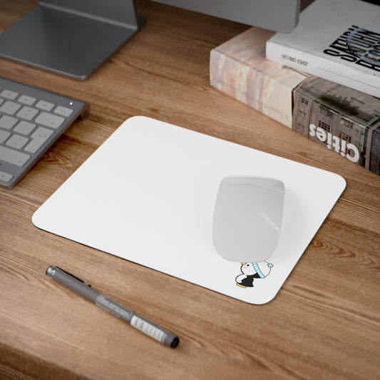Christmas Penguin Mouse Pad - Cute Holiday Desk Accessory with Winter Penguin Design