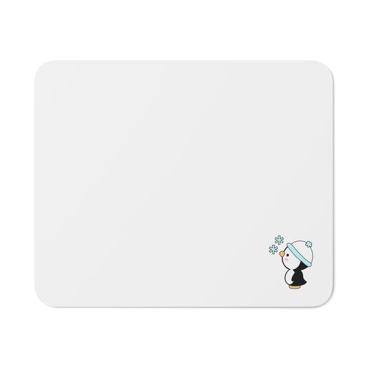 Christmas Penguin Mouse Pad - Cute Holiday Desk Accessory with Winter Penguin Design