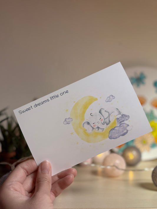 Elephant Sweet dreams little one - Prints