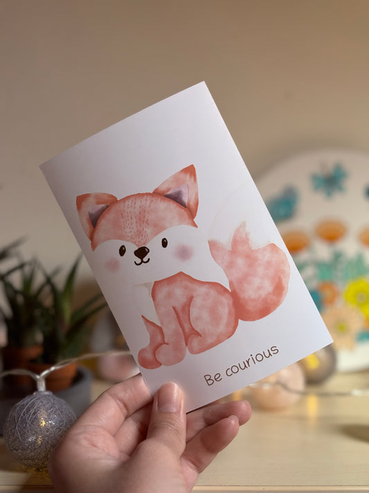 Fox Be courious - Prints