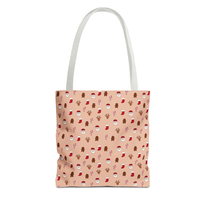 Christmas Pattern Tote Bag - Colorina