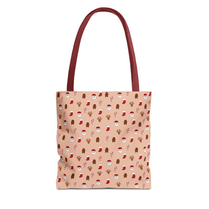 Christmas Pattern Tote Bag - Colorina