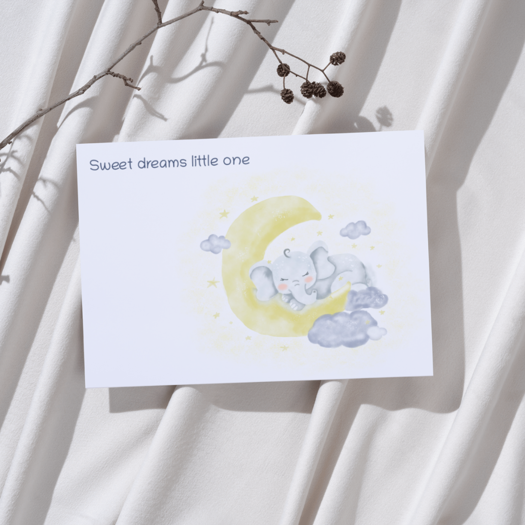 Elephant Sweet dreams little one - Prints