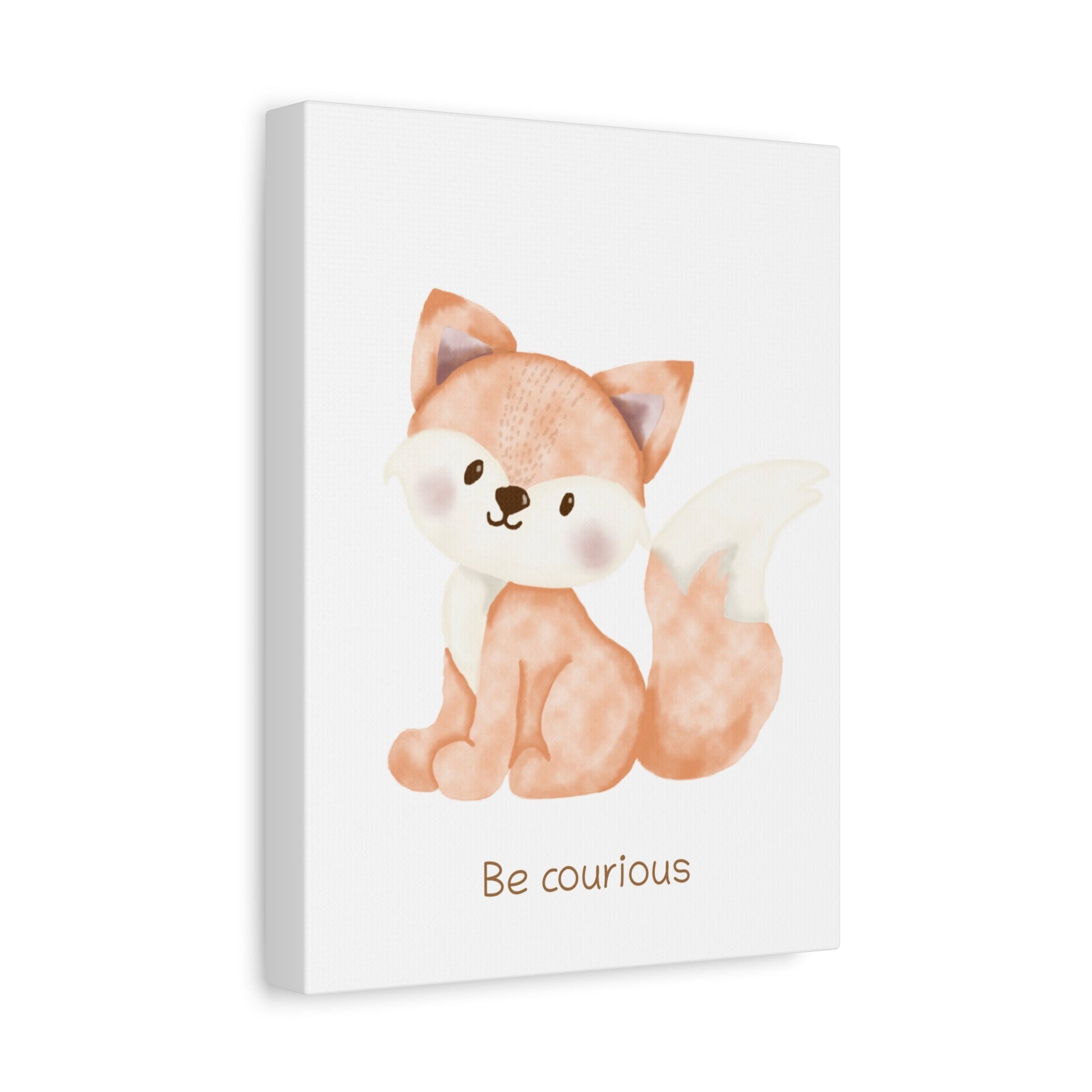 Fox Be courious - Nursery Wall Art - Colorina