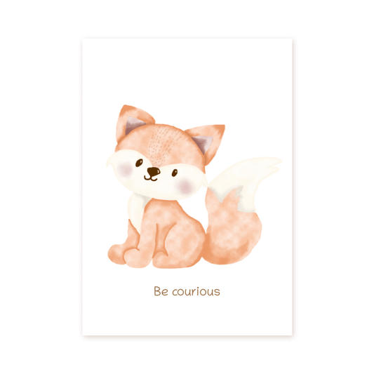 Fox Be courious - Prints - Colorina