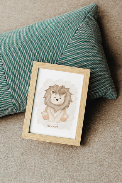 Lion Be brave - Prints - Colorina